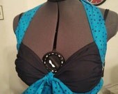 Rockabilly Pinup Custom made 50s Halter Top