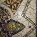 Fabulous Italianate mosaic and wrought iron table, shabby chic rusty wrought iron, ceramic mosaic
