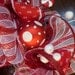 RED and WHITE CANDY Cane Christmas Wreath