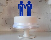 His 'n' His Wedding Cake Topper