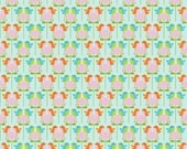 Happier by Deena Rutter for Riley Blake, Birds Blue SKU C5504, 1 yd