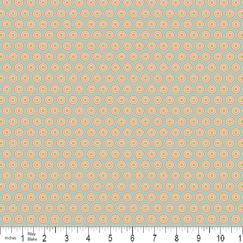 Love Birds by Deena Rutter for Riley Blake, Dots Blue, SKU C7094, 1 yd