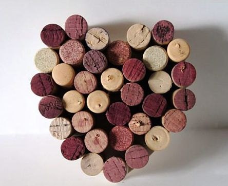 Wine Cork Heart Wall Hanging