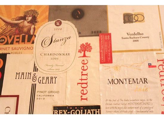 Wine Label Decorative Wall Art