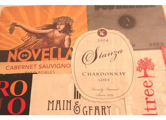 Wine Label Decorative Wall Art