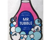 Vintage Mello Smello Scratch and Sniff Bubble Bath Sticker 80's