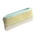 cotton and leather pencil case