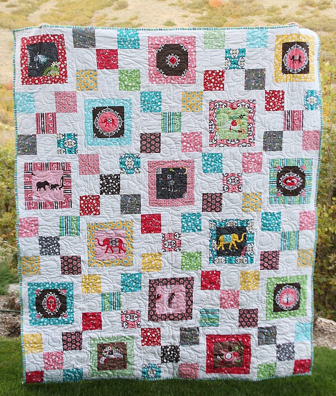 PDF Quilt Pattern // Modern Quilt // Rylee's Path