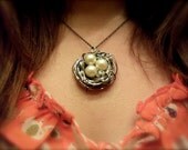 Magpie Nest Necklace - Silver and Aluminum