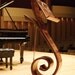 Curved Music Stand in Walnut