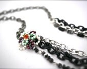Unique chain necklace, heavy chain necklace