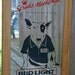 REDUCED PRICE - Spuds MacKenzie Bud Light Mirror