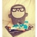 Bambak, book lover wearing geek glasses