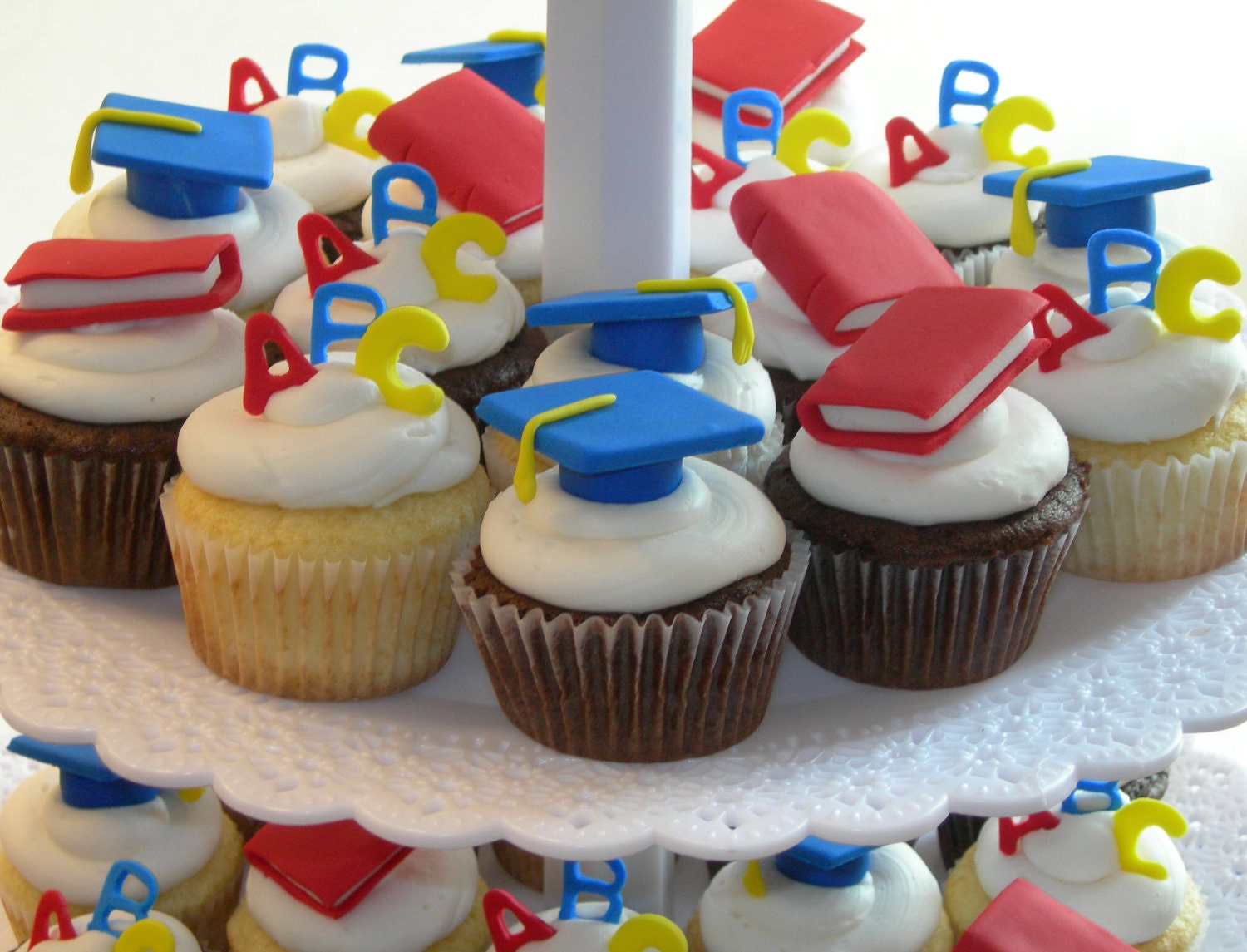 Preschool and Kindergarten Gradutaion cupcake toppers assortment - 1 Dozen Il_170x135