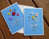 Button Bouquet Greeting Card