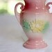 SALE  - Vintage HULL Pottery Floral Pink Ceramic Vase - Sunglow Daisy - was 55.00 now 42.00