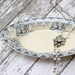 RESERVED for Maria - Antique French Oval Relish Dish Terre de fer (Ironstone) by H.B. & Cie - circa 1890s