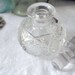 Vintage Cut Glass Vanity Decanter Bottle