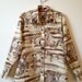 RESERVED vintage 1970s novelty 1920s fashion and polo games print shirt xl