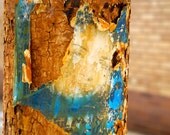 Rusty, decayed poster in Philadelphia