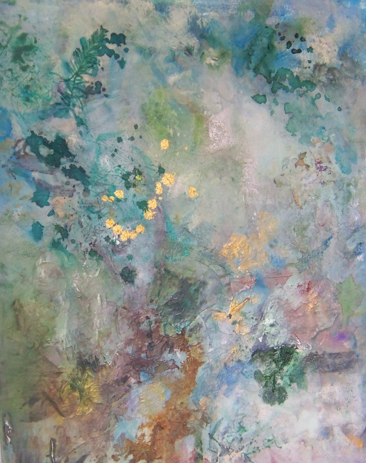 Original Acrylic Abstract Painting Natures Dance by Sheri  24x30x1