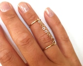 Handcuff Ring- Pink Gold, Yellow Gold, or Sterling Silver