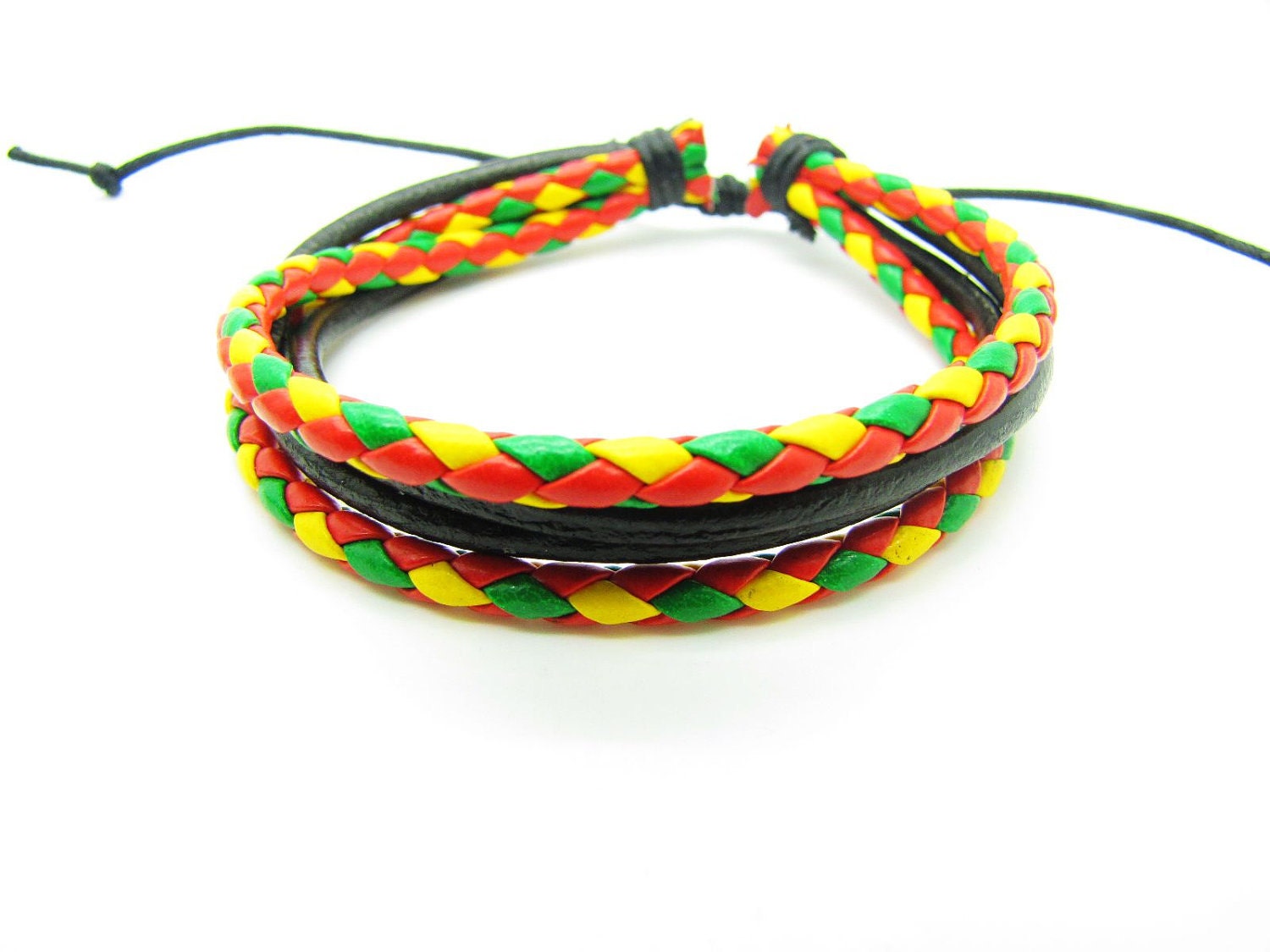 fashion Adjustable leather Cotton Rope Woven Bracelets mens bracelet cool bracelet jewelry bracelet bangle bracelet  cuff bracelet 772S