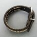 Adjustable Black Real Leather Hemp Ropes Woven and Alloy Buckle Bracelets Leather Bracelet 181S