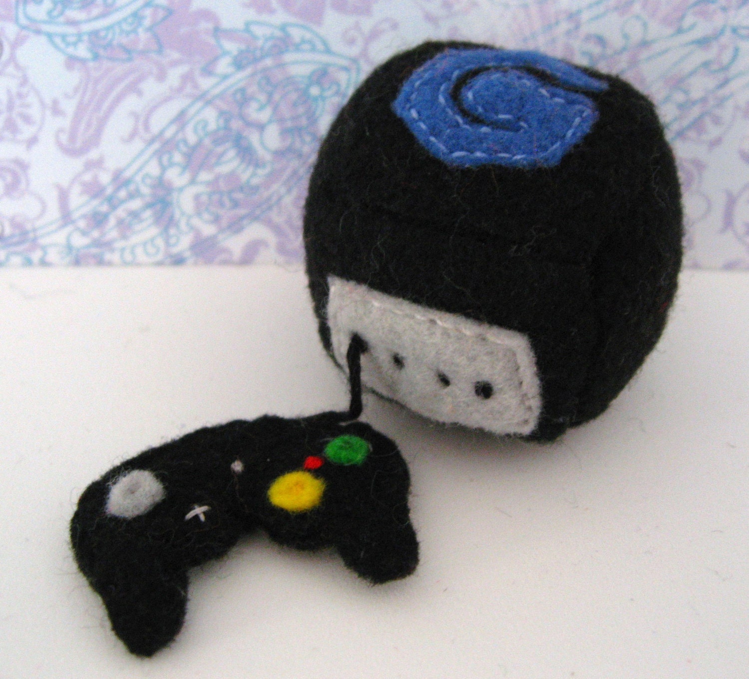 MadameWario's Plush Gamecube Keychain by MadameWario on Etsy