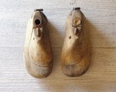 Baby Shoe Molds, Vintage wood trees of Baby shoes