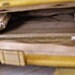 Vintage mustard Bag, Woman 60s Leather Purse