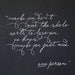 Limited Edition April 2012 Chalkboard drawing, Typography of Kermit the frog's quote.