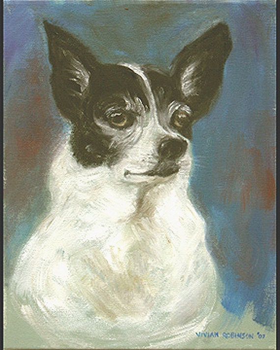 Chihuahua: Custom Pet Portraits -- Original Paintings of YOUR Dogs, Cats, Horses, Parrots and Other Fur and Feather Babies from Photos