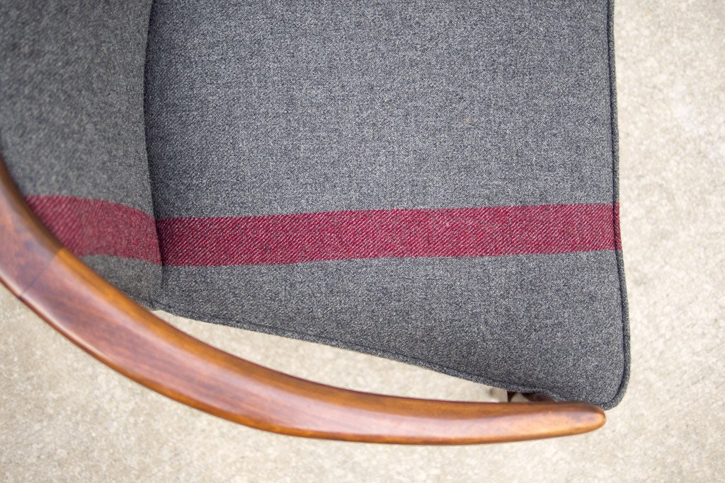 Art Deco Meets Mid Century Blanket Chair