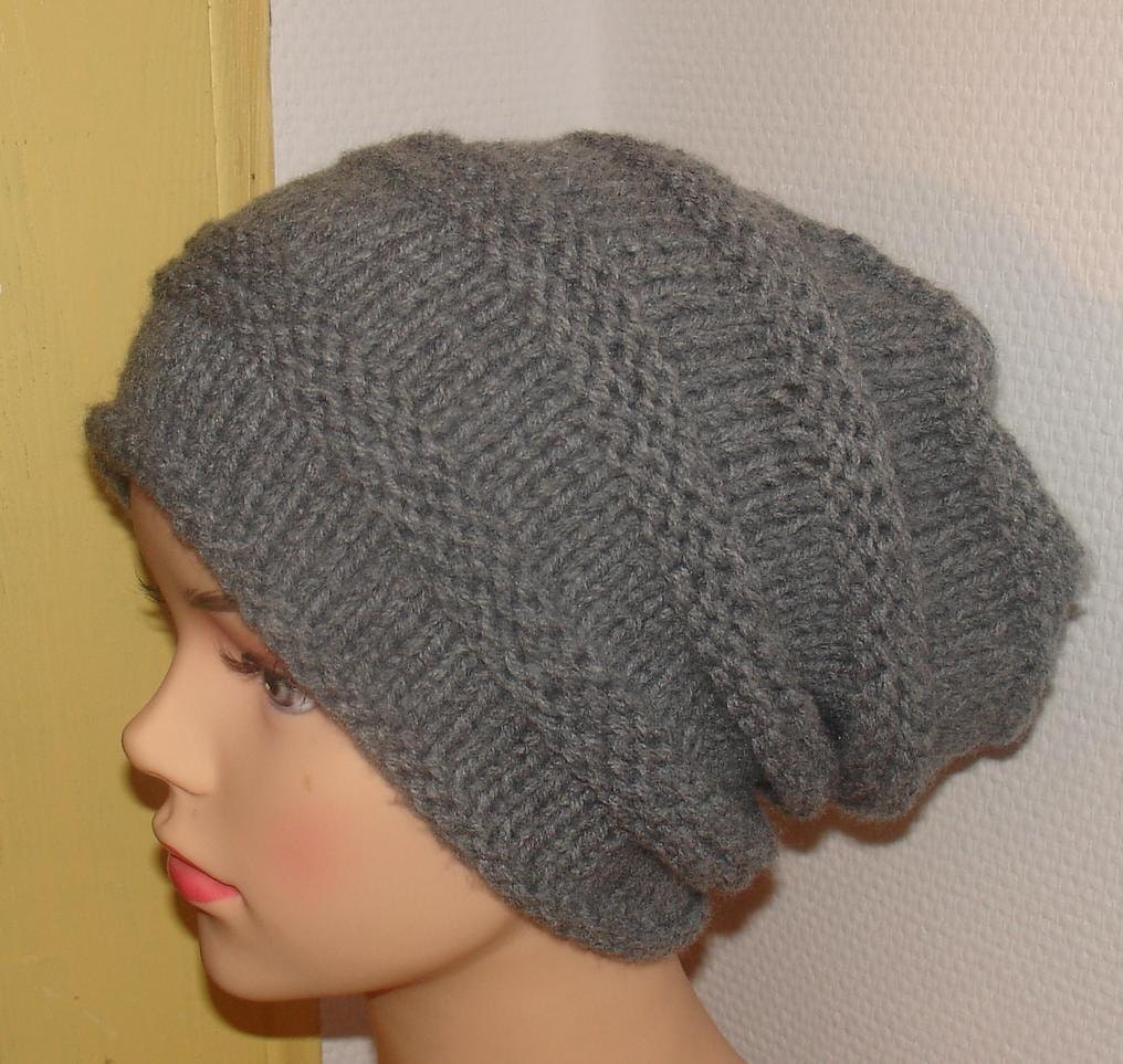 Gray Knit Hat