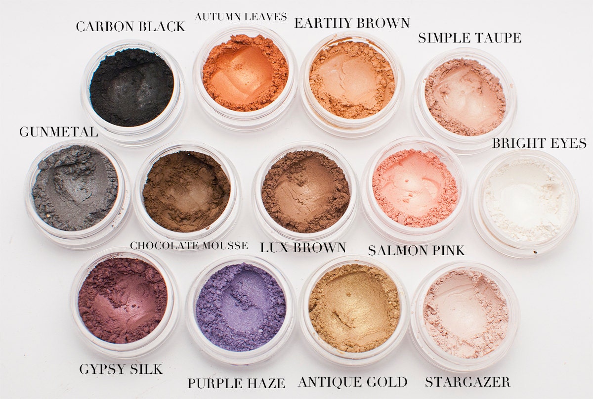 Earthy Brown Matte Eyeshadow Mineral Make-Up Natural Vegan