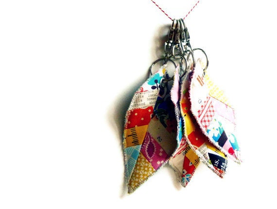 Scrappy leaf key fob