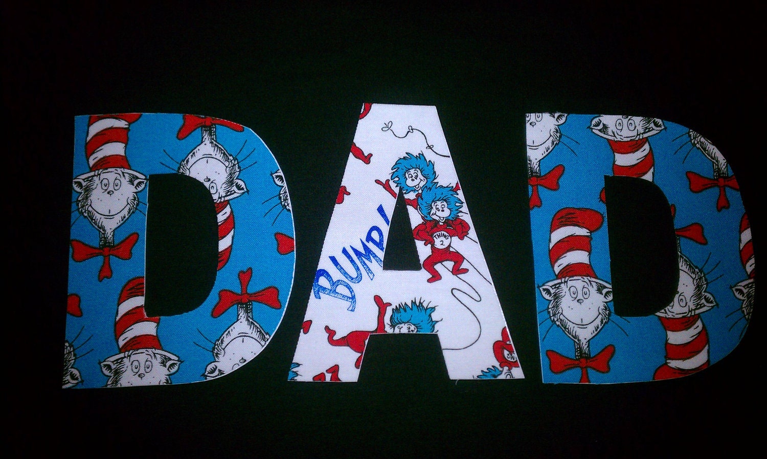 Dr. Seuss Iron On No Sew Letters Applique