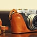 Cow leather case for Fujifilm X100S / Fujifilm X100 include leather full case and leather strap