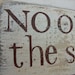 No One Else will ever know the strength of my Love for you. Blue and Brown Lettering, Rustic Aged Weathered Handpainted Sign, Nursery Decor