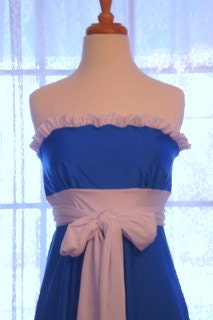 Kentucky Blue Gameday dress. "Little Miss Huddle Up" UK style