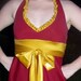 Garnet & Gold Gameday Dress. So Cute Seminoles style "Little Miss TD"