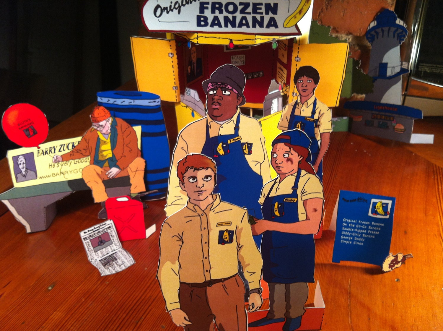 Arrested Development: Frozen Banana Stand Action Set (Cut-and-Fold Models, Paper Dolls, Fashion Dolls)