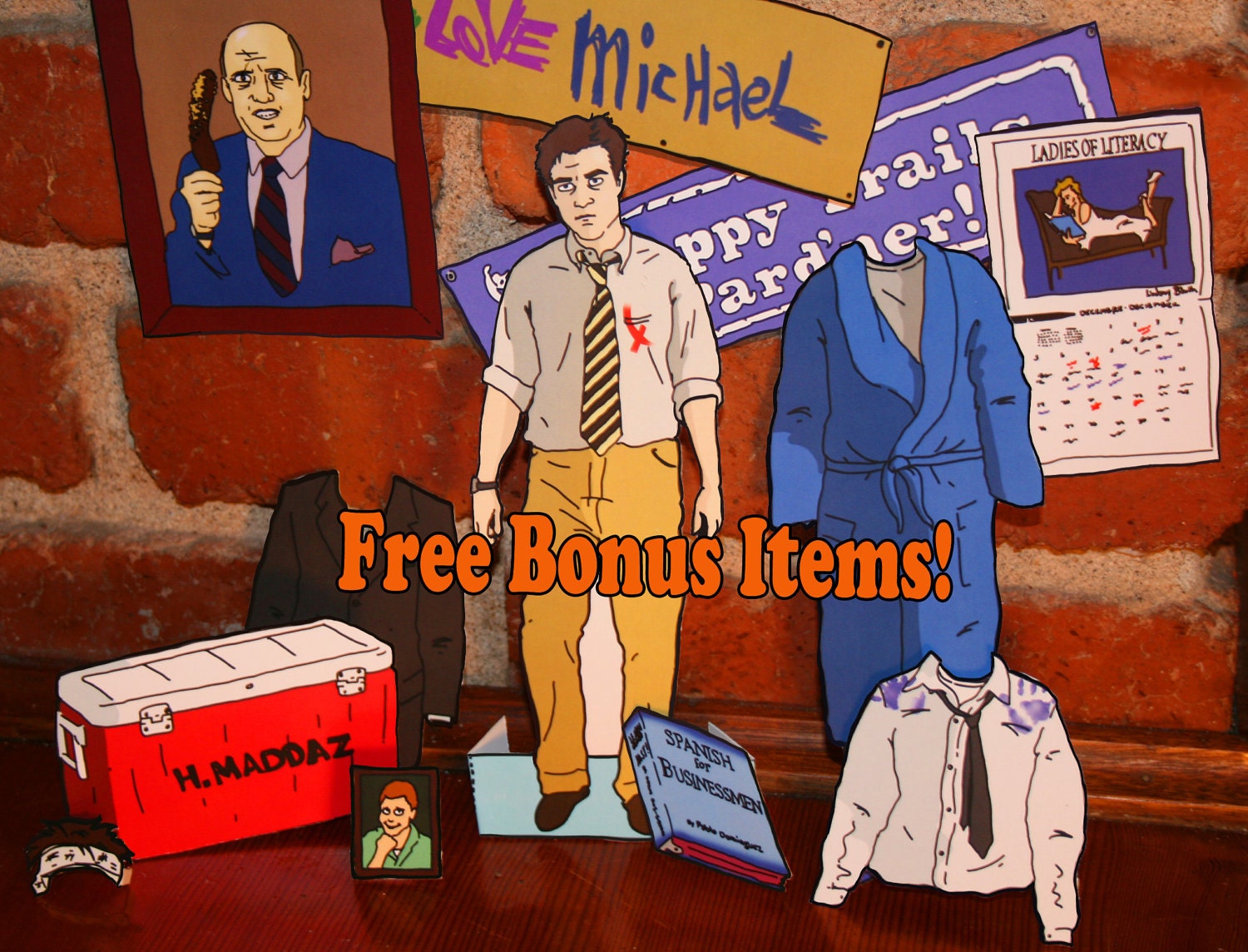 Arrested Development: Cornballer Infomercial Set (Cut-and-Fold Models, Paper Dolls, Fashion Dolls)