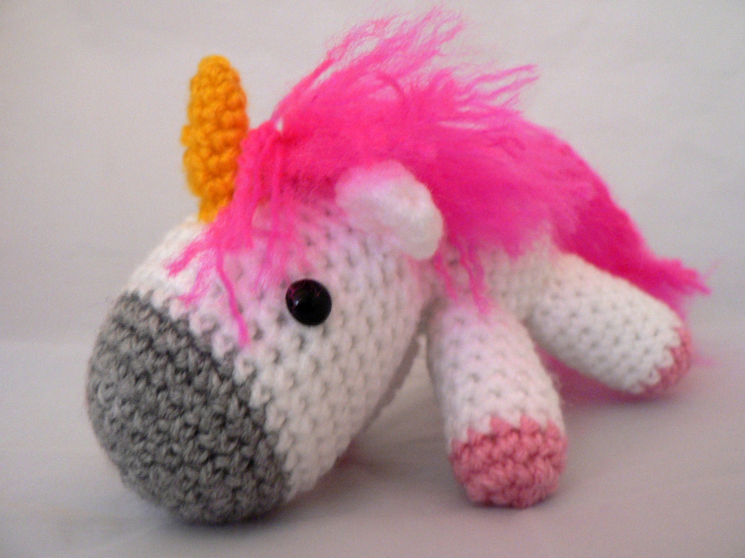 pink unicorn stuffie