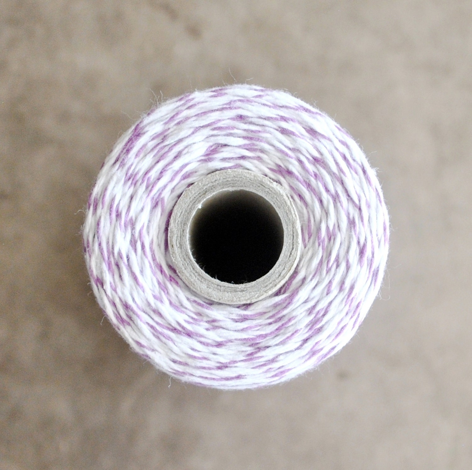 purple and white bakers twine 4-ply (1 spool/ 240 yards)