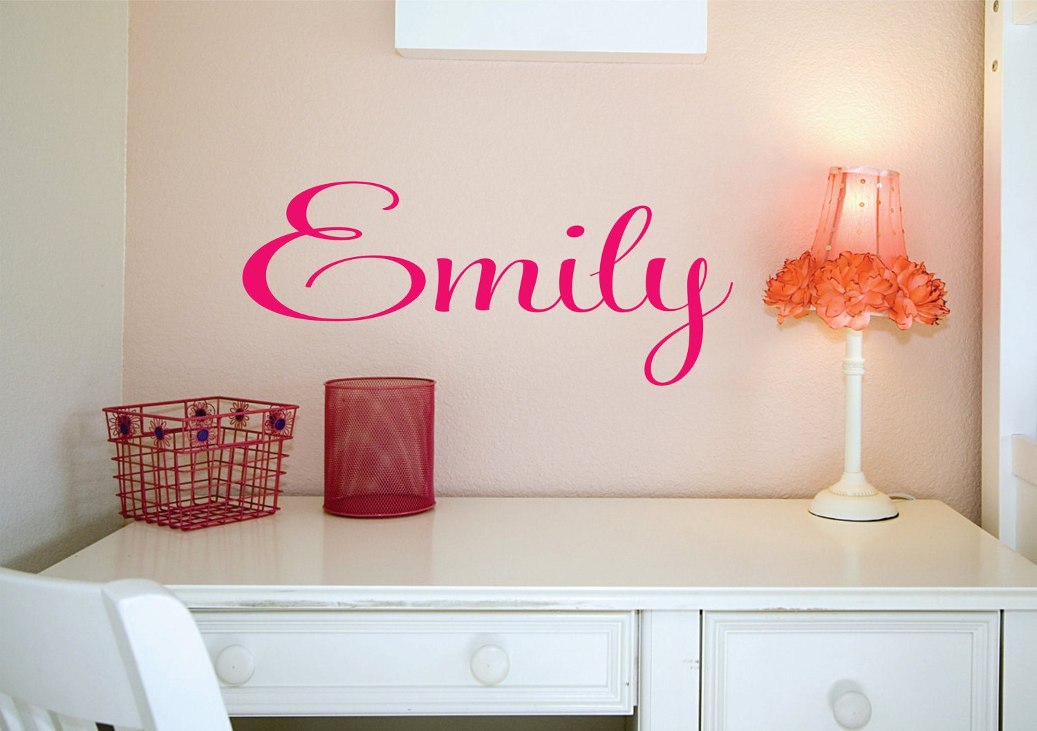 Childrens Wall Decal - Name Wall Decal - Custom Monogram Vinyl Wall Art - Name Vinyl Lettering