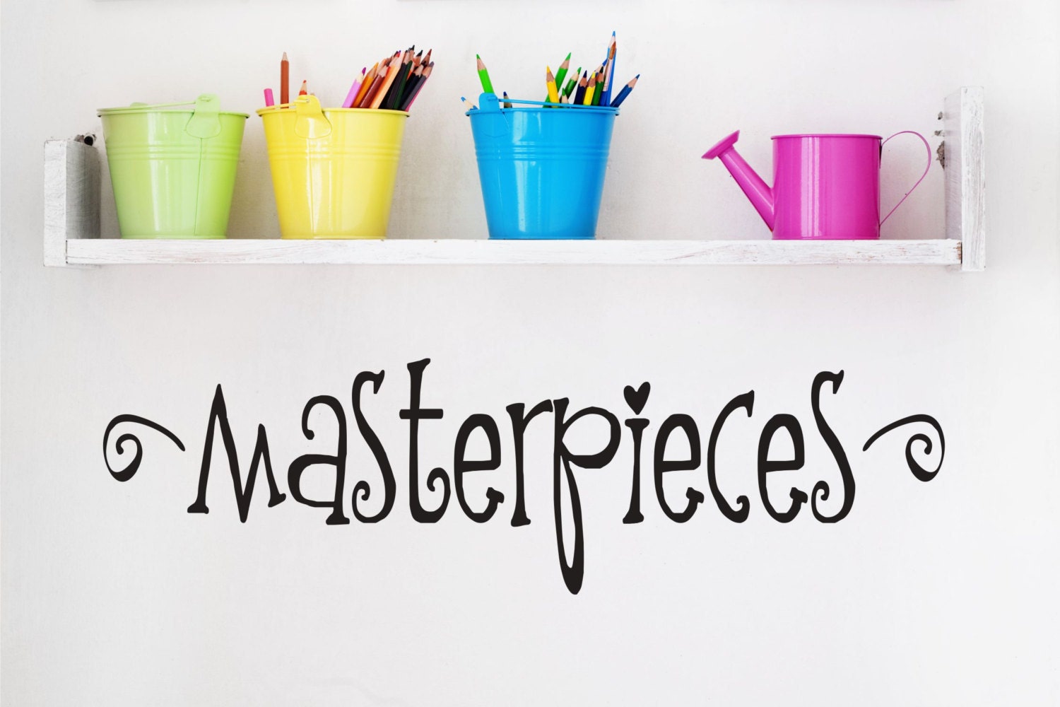 Playroom Wall Decals - Masterpiece Decal - Childrens Wall Decals - Childrens Art