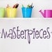 Playroom Wall Decals - Masterpiece Decal - Childrens Wall Decals - Childrens Art