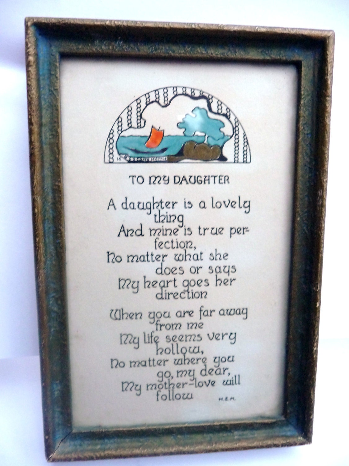Vintage Motto To My Daughter
